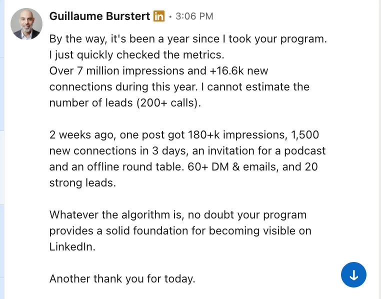 Client result